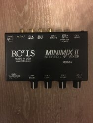 Rolls MX51S Mini-mix 2 Four-channel Rca Mixer - Showroom Unit