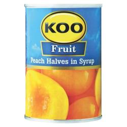 Koo Peach Halves In Syrup 410 G