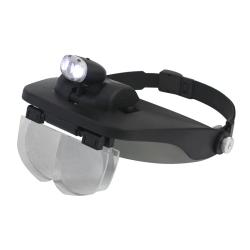 Head Magnifying Glass With 2 Led Torch