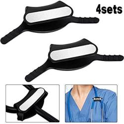 4 Sets Yoke Stethoscope Id Tag Stethoscope Identification Tag For Cardio Steth Sizes Blank Stethoscope Id Tag With Writable Surface Compatible With Cardio And Cardiology