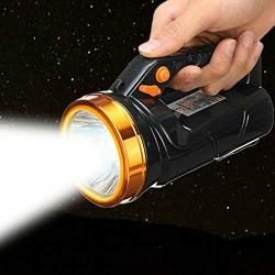 Jiecikou Super Bright LED Handheld Flashlight Portable Spotlight Rechargeable Outdoor Flashlight