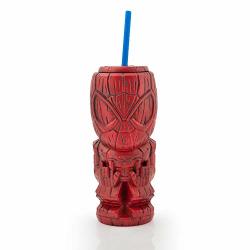 Beeline Creative Geeki Tikis Marvel Spider-man Tumbler Official Marvel Collectible Plastic Tiki Style Cup Holds 21 Ounces