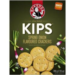 Bakers Kips Crackers Spring Onion & Cheese Spring Onion & Cheese 200 G