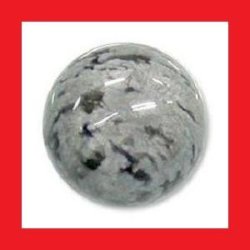 Snowflake Obsidian - Round Cabochon - 0.44CTS