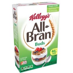 Kellogg's All-bran Bran Buds Cereal 17.7 Oz Pack Of 6