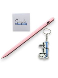 Pink Digital Stylus Pen For Ipad - Real Palm Rejection & Keyring And Cloth