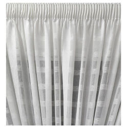 Matoc Readymade Curtain -textured Block Voile -taped -500CM W X 230CM H