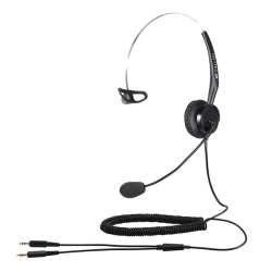 Calltel T400 Mono-ear Noise-cancelling Headset - Dual 3.5MM Jacks