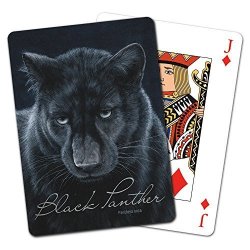 Tree-free Greetings Deck Of Playing Cards 2.5 X 0.8 X 3.5 Inches Black Panther CD49698
