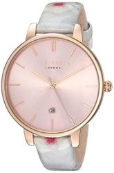 Ted Baker Women's 'kate' Quartz Stainless Steel And Leather Casual Watch Color:pink Model: TE50005006