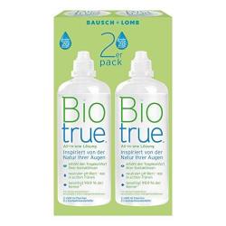 Bausch & Lomb Biotrue Multi-purpose Contact Lens Solution 2 X 300 Ml Pack Twin Pack