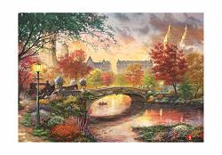 Puzzlelife Autumn In Newyork 1000 Piece - Large Format Jigsaw Puzzle. Can Be Enjoyed By All Generation. Beautiful Decoration Pleasant Play