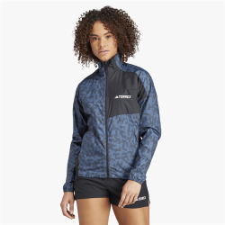Adidas Women&apos S Trail Wind Grey Jacket