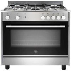 La Germania Parma 90cm Gas Hob & 9MF Electric Oven in Stainless Steel