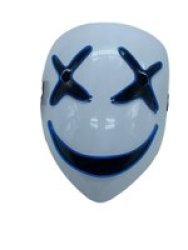 Blue Happy Light Up Mask