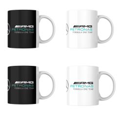 4 Piece Mercedes Amg Formula 1 Coffee Mug Set