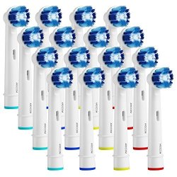 Toothbrush Replacement Heads Compatible With Braun Oral B Electric Toothbrush Precision Clean 16-N
