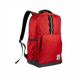 Nike Air Jordan Jumpman Quilted Reflective Backpack Laptop Sleeve University Red Black Zig Zag