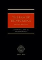 The Law Of Reinsurance Hardcover 2ND Revised Edition