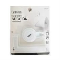 Bathlux Lever Toilet Roll Holder With Suction Cup Retail Box Out Of Box Failure Warranty  features:• Strong Suction Napkin Holder • Ideal For Placing On