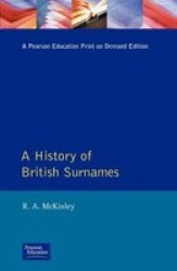 A History Of British Surnames Approaches To Local History