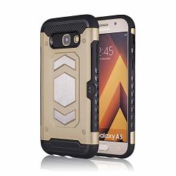 Case Compatible With Samsung Galaxy A5 2017 Case Silicone Hard PC Magnetic Ultra Thin Shockproof Protective Cover For Samsung Galaxy A5 Samsung Galaxy A5 Golden