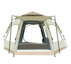 Family Outdoor Folding Automatic Waterproof Thickened Rainproof Camping Tent