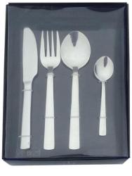 24 Piece Stainless Steel 'mirror Finish' Cutlery Set In Presentation Box