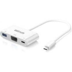 Astrum USB Type-c To Vga + USB Type-c + Type-a USB Adapter A38061-Q
