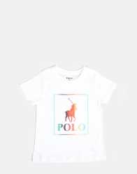 Polo Olivia Printed T-Shirt White - 13-14 White