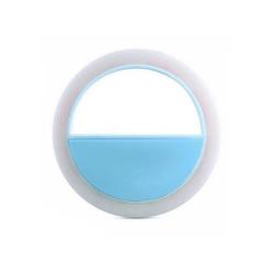 Glow Selfie Ring Light For Smartphones - Pastel Blue