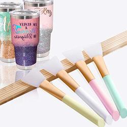 4 Pcs Magic Epoxy Brushes For Glitter Tumbler Uslinsky Flexible Epoxy Sticks For Even Smooth Application Easy Clean Tumbler Pens For Diy Mixing Spreading