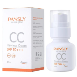 Cc Flawless Cream Spf 50+ Organic Sunscreen Sun Protection Glow Cream