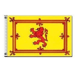 Scotland Scottish Rampant Lion Indoor Outdoor Dyed Nylon Boat Flag Grommets 12 X 18