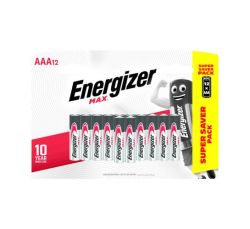 Energizer Max Aaa Batteries 12-PACK