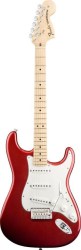 American Special Stratocaster Electric Guitar Maple Fretboard - C&y Apple Red