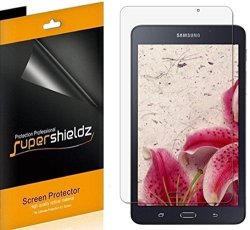 SUPERSHIELDZ 3-PACK For Samsung Galaxy Tab A 7.0 Inch Screen Protector Anti-bubble High Definition Clear Shield + Lifetime Replacements Warranty- Retail Packaging