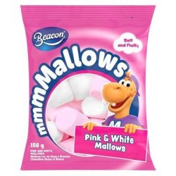 Pink & White Marshmallows 150G
