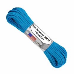 550 Paracord 100FT 7 Strand Core Blue AT-S02-BLU