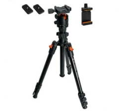 Classic-compact Entry Level Tripod With Smartphone Mount KF09.101