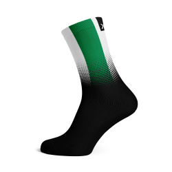 Nigeria Flag Socks - Large Black