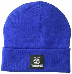 Timberland Short Watch Cap With Woven Label Dark Sapphire One Size