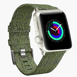 For 38MM Apple Watch Band Women Woven Canvas Nylon Iwatch Bands Replacement Wristband Strap For 38MM New Apple Watch Series 3 Series 2