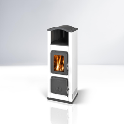 Vigso II White Closed Combustion Fireplace