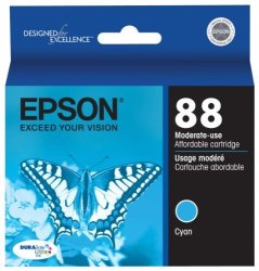 Epson 88 Series Durabrite Ultra Cyan Ink Cartridge T088220