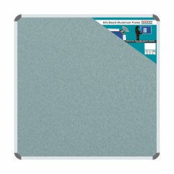 Info Board Aluminium Frame - 900 900MM - Grey