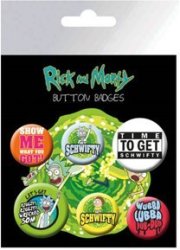 Rick And Morty - Button Badges