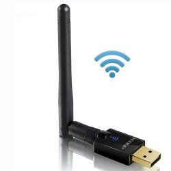 Edup USB Wireless Wifi Adapter 600MBPS 802.11AC N A G USB Ethernet Adapter Network Card Wifi Receiver For Laptop Win Mac Black