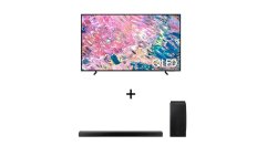 Samsung 65 Qled 4K Smart Tv + Samsung 3.1.2CH Soundbar & Subwoofer Bundle - 65Q60B + HW-Q800T