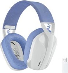 Logitech G435 Lightspeed Wireless Gaming Headset With Bluetooth - Off White And Lilac